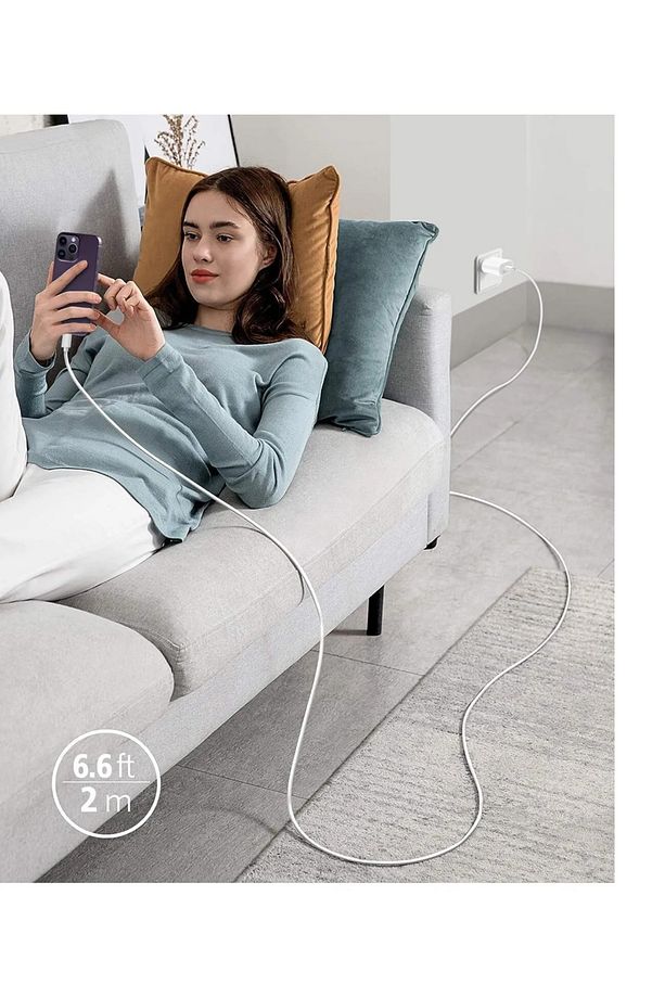 2 METRE TYPE-C TO TYPE-C ŞARJ KABLOSU SAMSUNG REDMİ HUAWEİ OPPO UYUMLU 45W (ÜST KALİTE) - 4