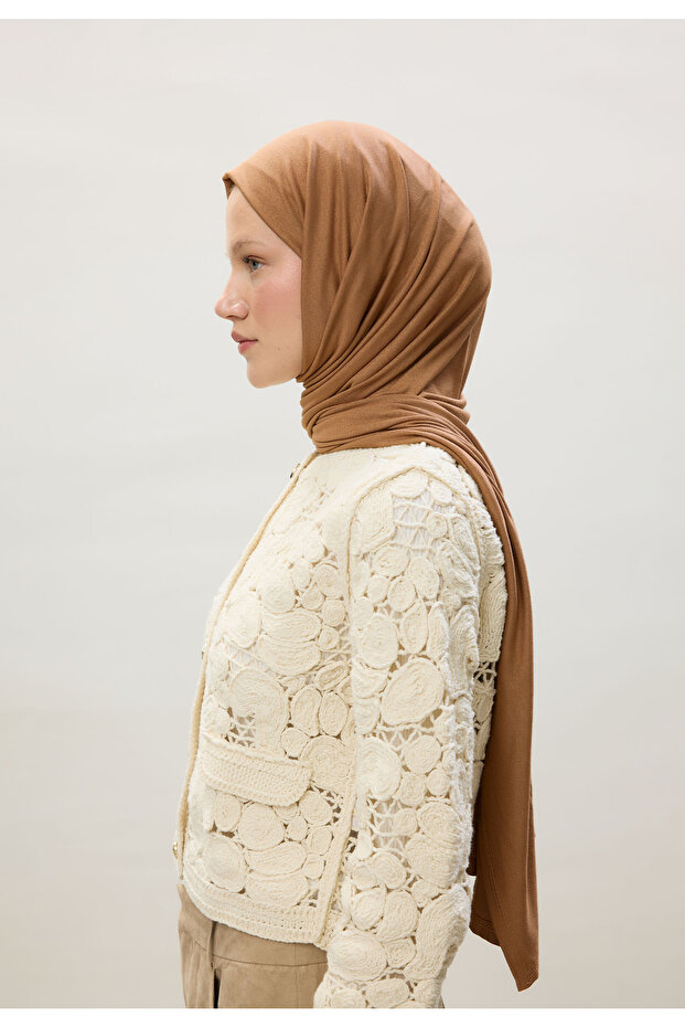 شال من القطن الممشط بنمط قشرة فينيكس - 8