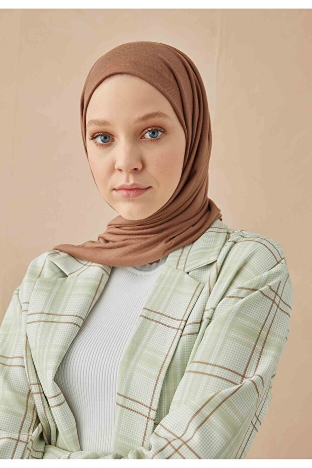 شال من القطن الممشط بنمط قشرة فينيكس - 1