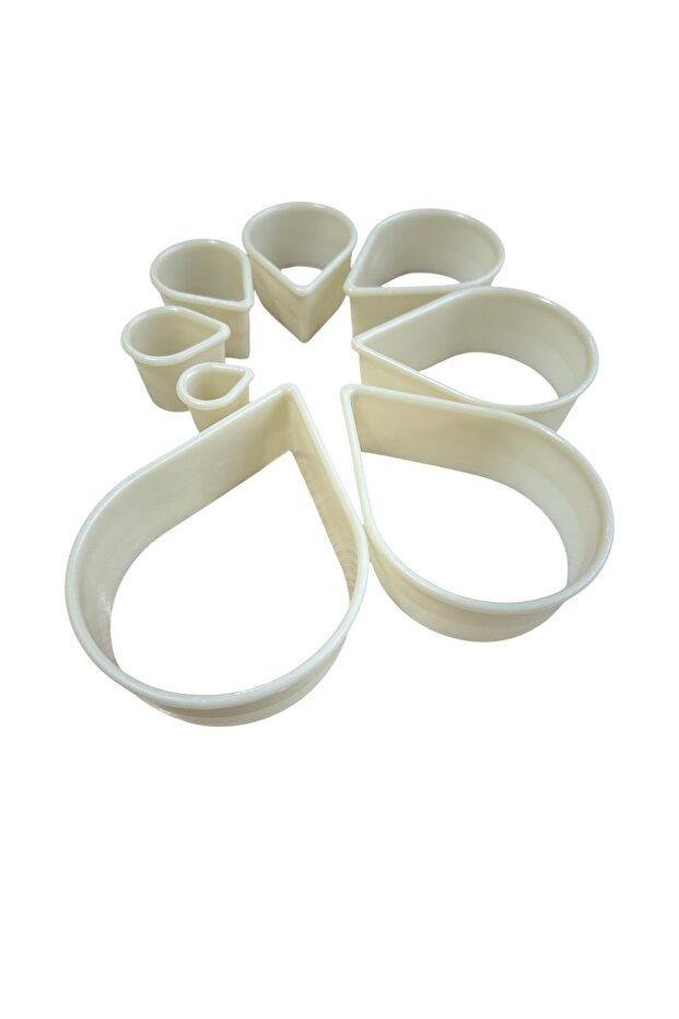 Heat Resistant Polycarbonate Volovan Cutting Set Drop Shape