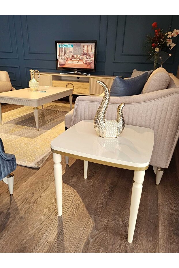 Lüx Yan Sehpa Gold - 4