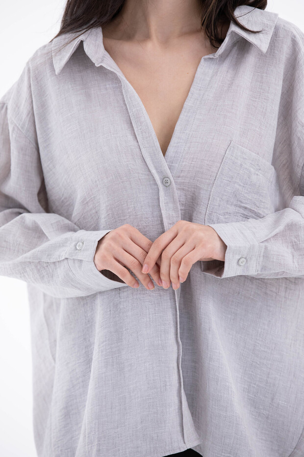 OVERSİZE GÖMLEK - 4