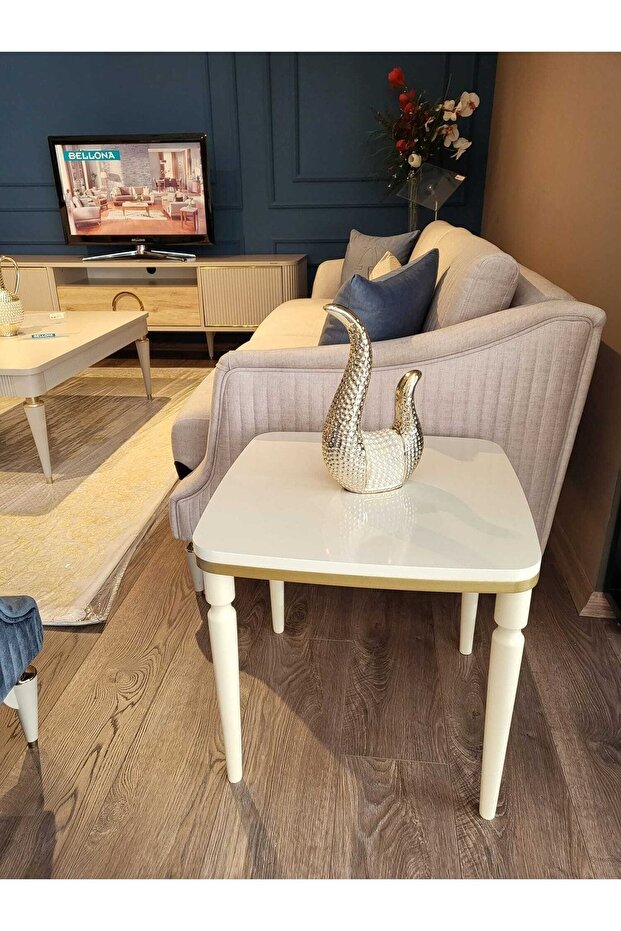 Lüx Yan Sehpa Gold - 1