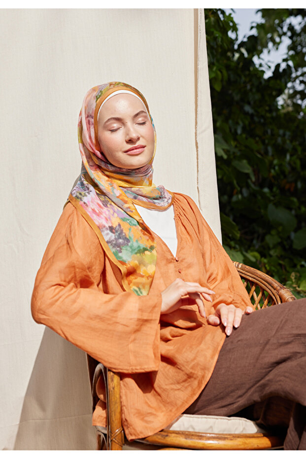 شال رامي منقوش من إستر - توبراك - 1