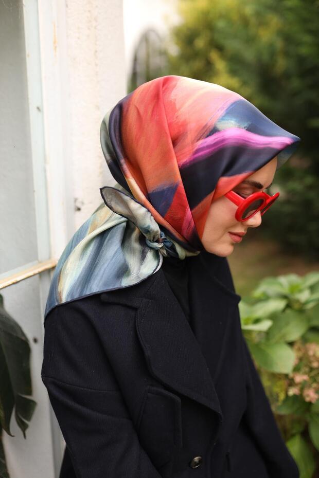Twill İpek Eşarp 11448-07 - 4