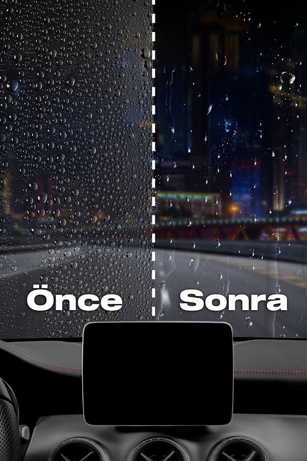 Glasshield Lite Nano Yağmur Kaydırıcı-Cam Yüzey Seramik Kaplama Spreyi-1 Yıl Dayanım-50ml - 9