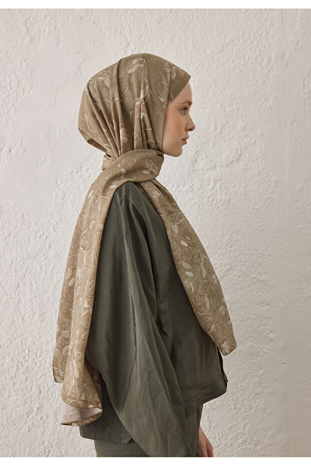 RUBY DESEN ŞAL NUDE - 4