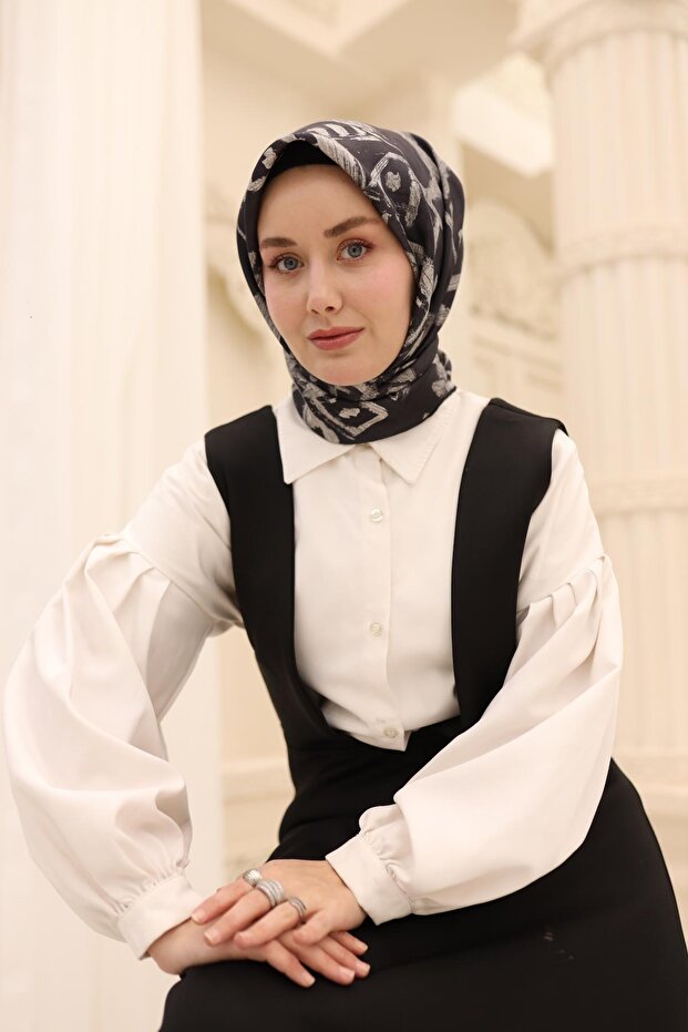 Twill İpek Eşarp 11462-05 - 6