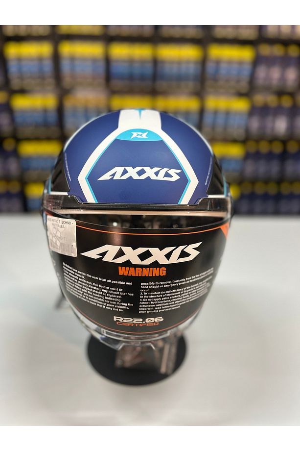 Metro S Techno A7 Matt Blue Kask - 2