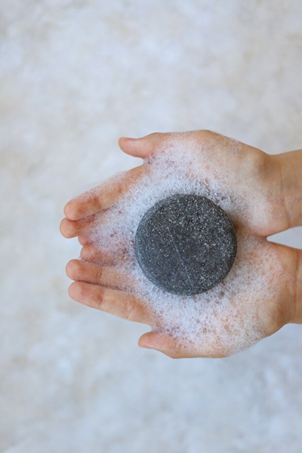 شامبو بابون الصلب المزخرف بالفحم - 3