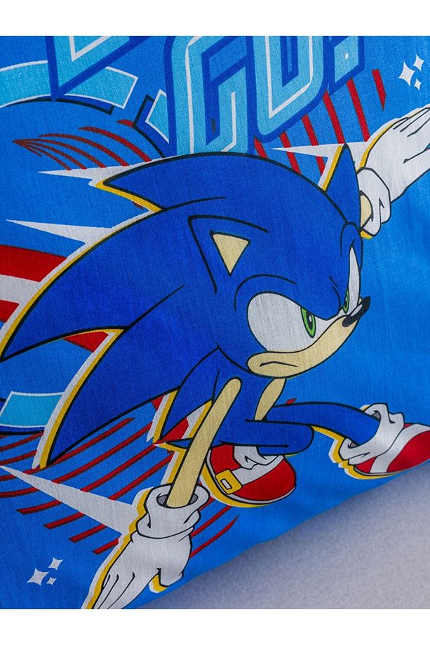 LCW HOME Sonic Baskılı Pamuklu Çocuk Tek Kişilik Nevresim Seti - 4