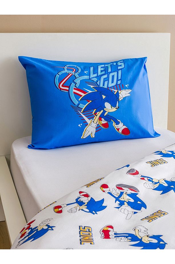 LCW HOME Sonic Baskılı Pamuklu Çocuk Tek Kişilik Nevresim Seti - 3