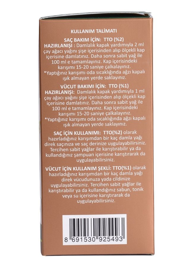 Çay Ağacı Yağı 10ml %100 Saf ve Doğal Tea Tree Essential Oil - 6