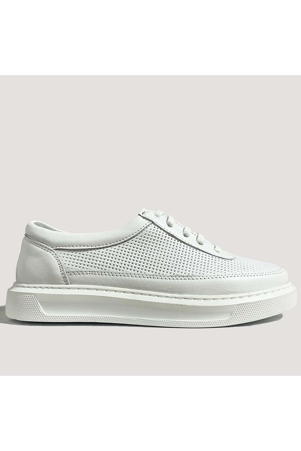 Women's Leather Casual Shoes 251539 - White - 37