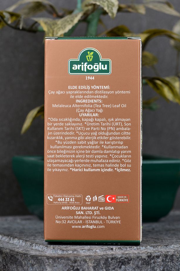 Çay Ağacı Yağı 10ml %100 Saf ve Doğal Tea Tree Essential Oil - 3