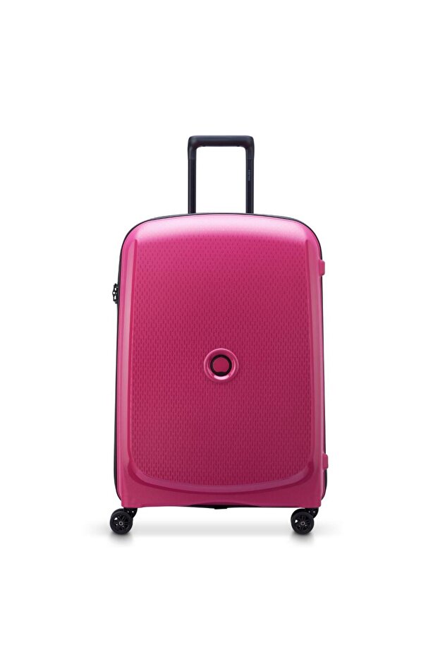 Belmont Plus 71cm Hardcase Non- Expandable 4 Double Wheel Check-in Luggage Trolley Raspberry