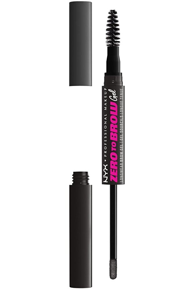 Zero to Brow Longwear Brow Gel - Black - Transfer & smudge resistant