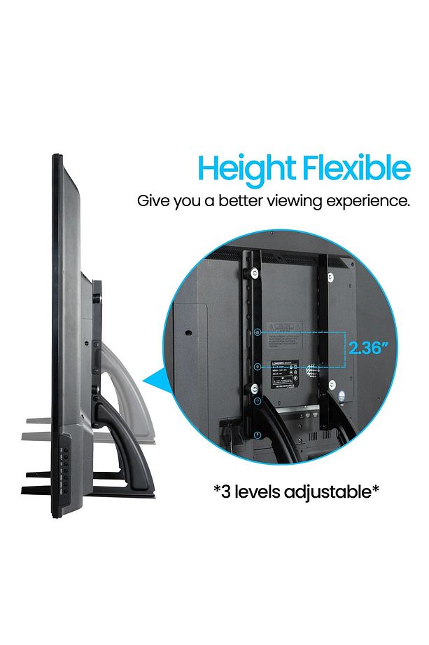 "32-75" Evrensel Tv Standı TV Yükseltme Montaj Lcd Led Ayarlanabilir Sabit Ekran - 4