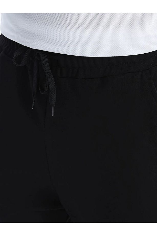 LCW ECO Siyah Slim Fit Erkek Jogger Eşofman Altı - 3