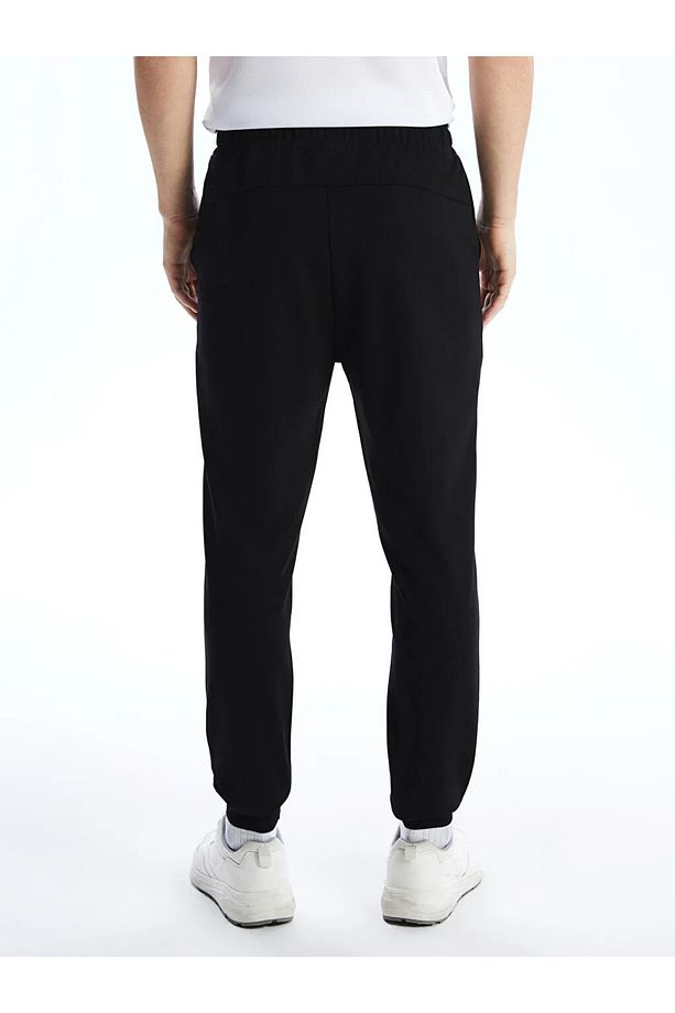 LCW ECO Siyah Slim Fit Erkek Jogger Eşofman Altı - 4