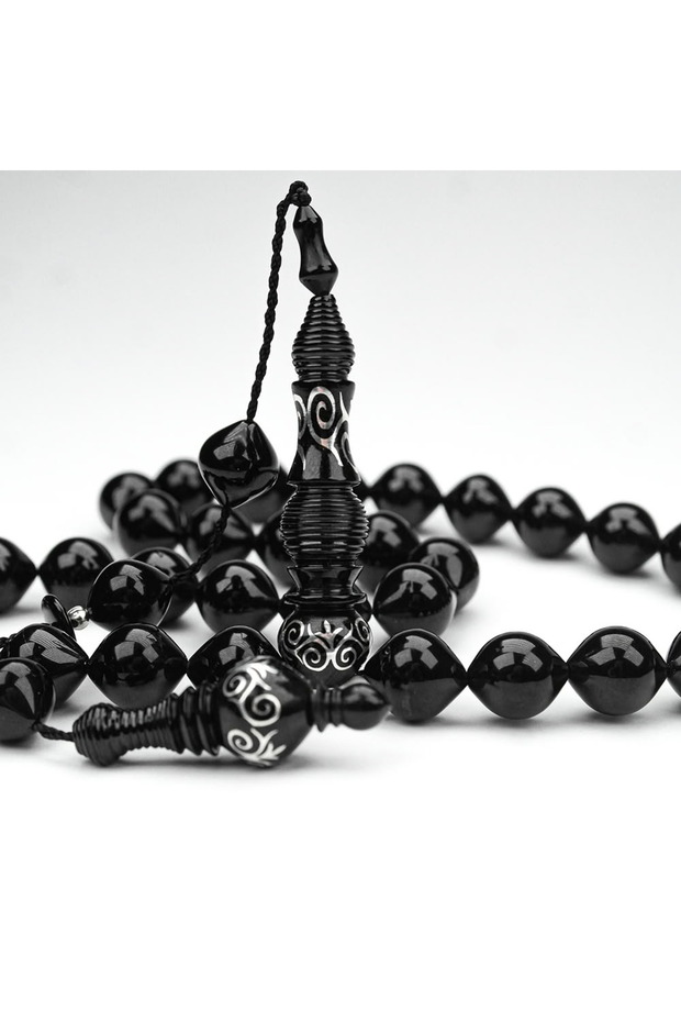 Oltu Stone İmame Nakkaş Şalgami Cut Rosary