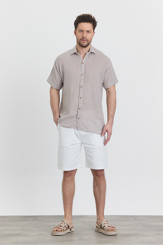 Muslin Patterned Shirt - 4100 - 6