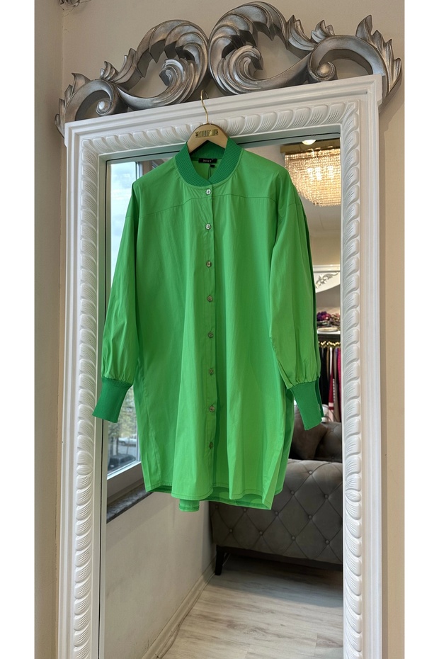 7103 Gömlek - Yeşil - 3