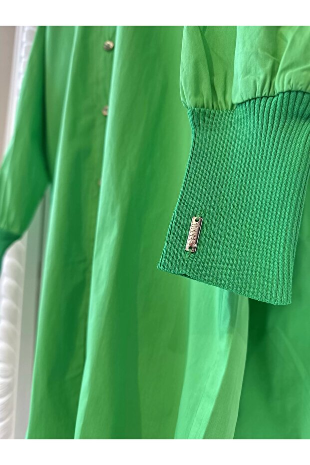 7103 Gömlek - Yeşil - 6