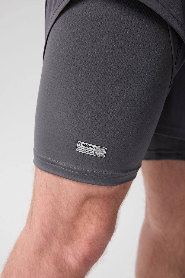 Paw Apex Erkek Running Hızlı Kuruma Antreman Fitness Spor Performans Taytlı Şort - 6