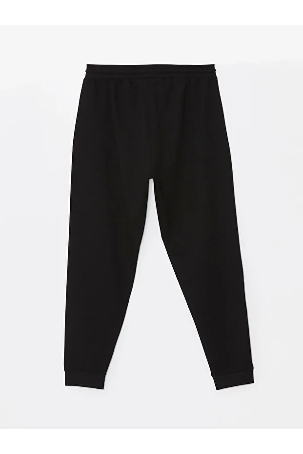 LCWAIKIKI Classic SİYAH Standart Kalıp Erkek Jogger Eşofman Altı - 7