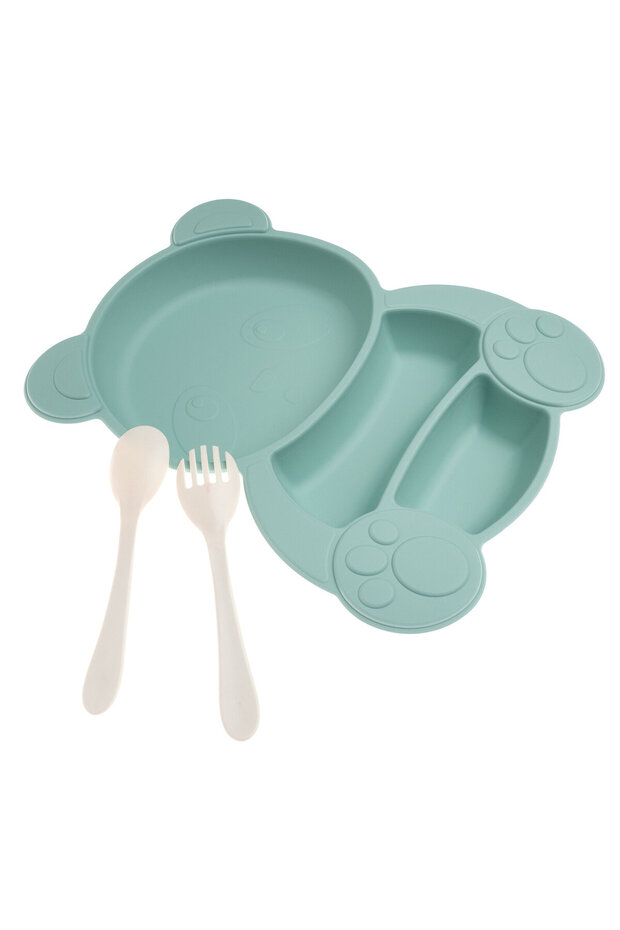 Panda Tabak Seti - Yeşil - 6