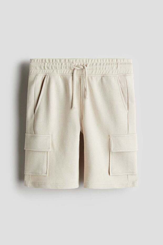 Cargo sweatshirt shorts