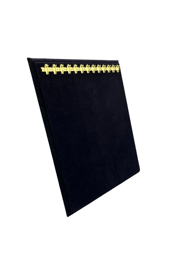 Domestic Production Suede Fabric Black Color 20/16 cm Standing Hook Bracelet Display Stand