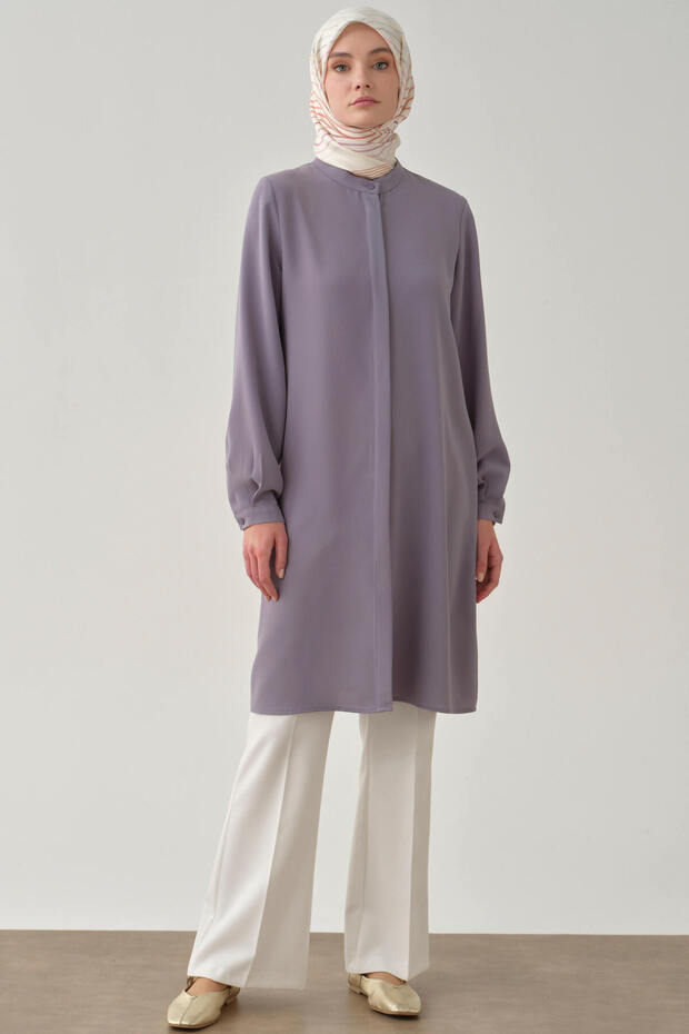 İspanyol Paça Basic Pantolon - Ekru - 2