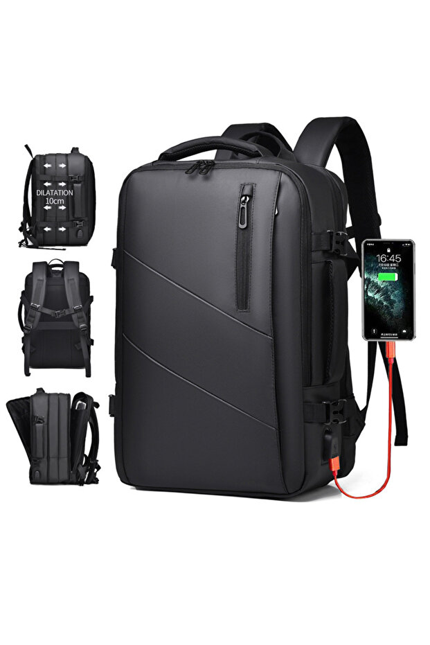Large Capacity Travel Computer School Backpack - 4