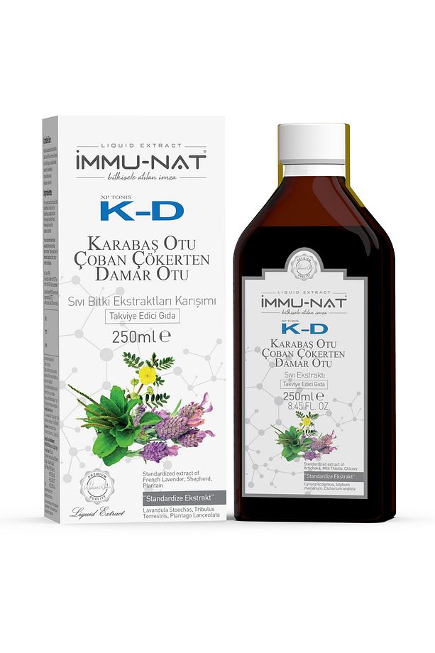 Immunat Xp Tonis K-d Karabaş Otu, Çoban Çökerten, Damar Otu Ekstraktı 250ml - 1
