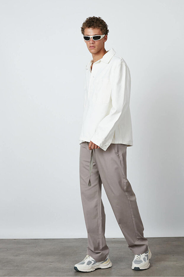 Oversize Gömlek Ceket - 2