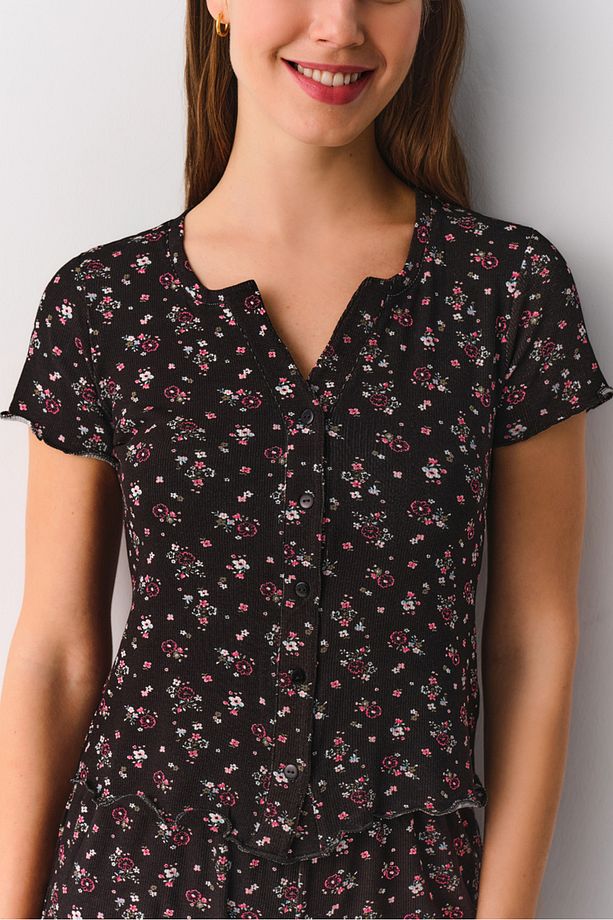 Mina Maskülen Şort Pijama Takımı - 3