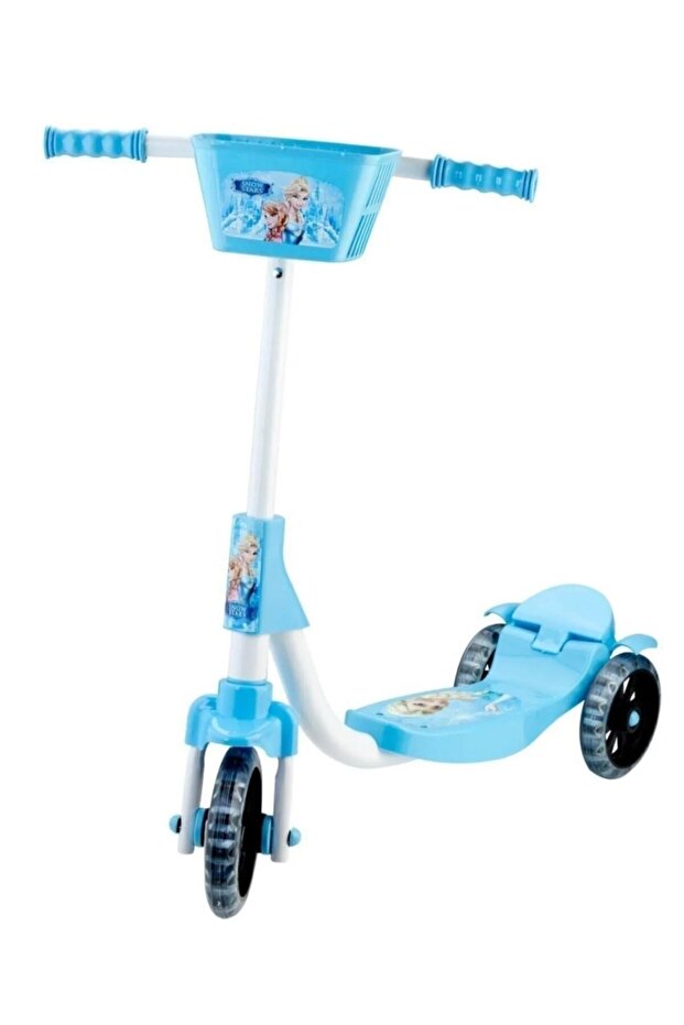 Bebeciden Silicone Wheeled Scooter with Basket and Brake