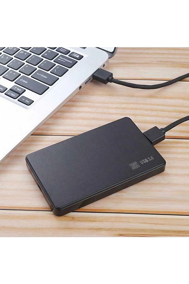 2.5 İnç Usb 3.0 Sata Harddisk Hdd Kutusu İnce Siyah - 2