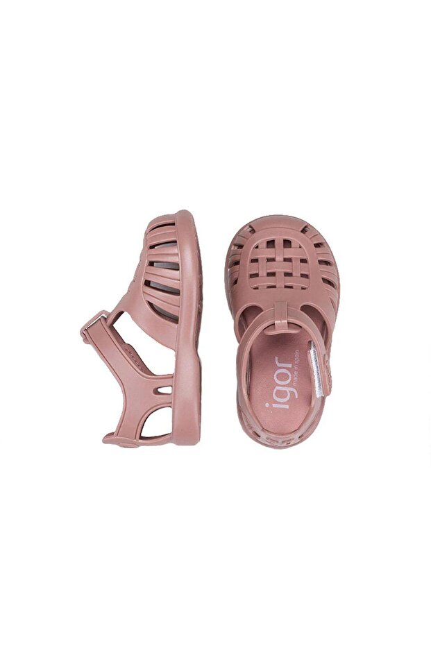 S10271 Tobby Solid Sandalet Pembe - 4
