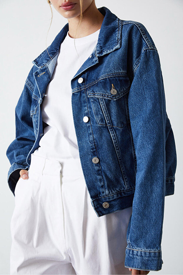 Denim Ceket - 4