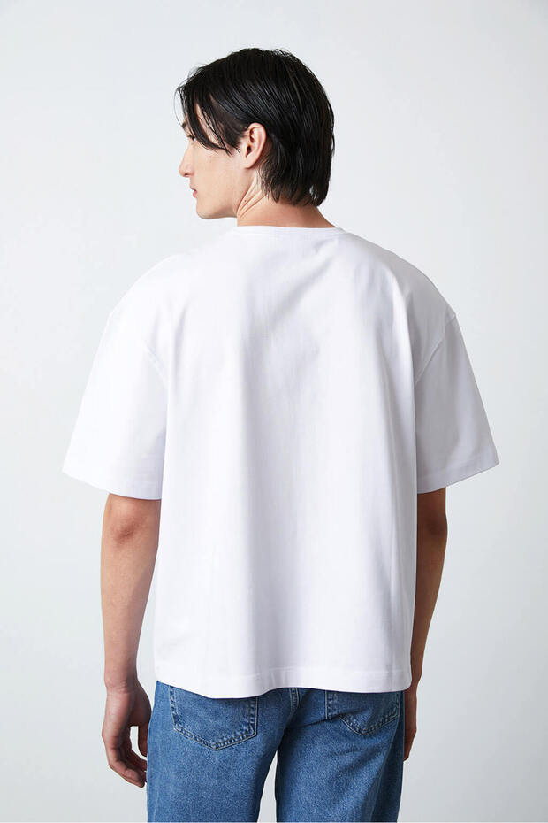 Baskılı Oversize Tshirt - 5