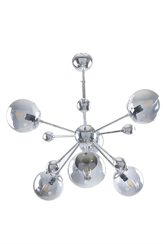 6 Lı Krom Kollu Avize - 1