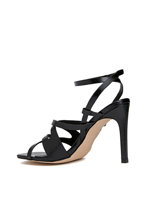 Siyah Kadın Sandalet - 3