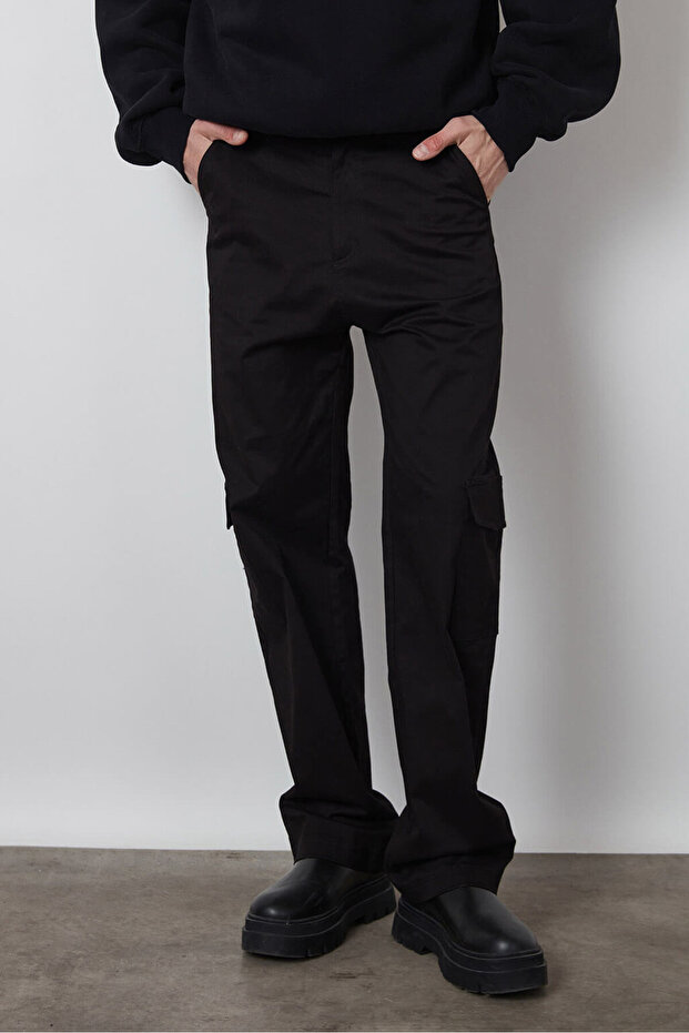 Gabardin Kargo Pantolon - 3