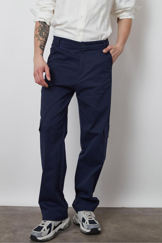 Gabardin Kargo Pantolon - 3