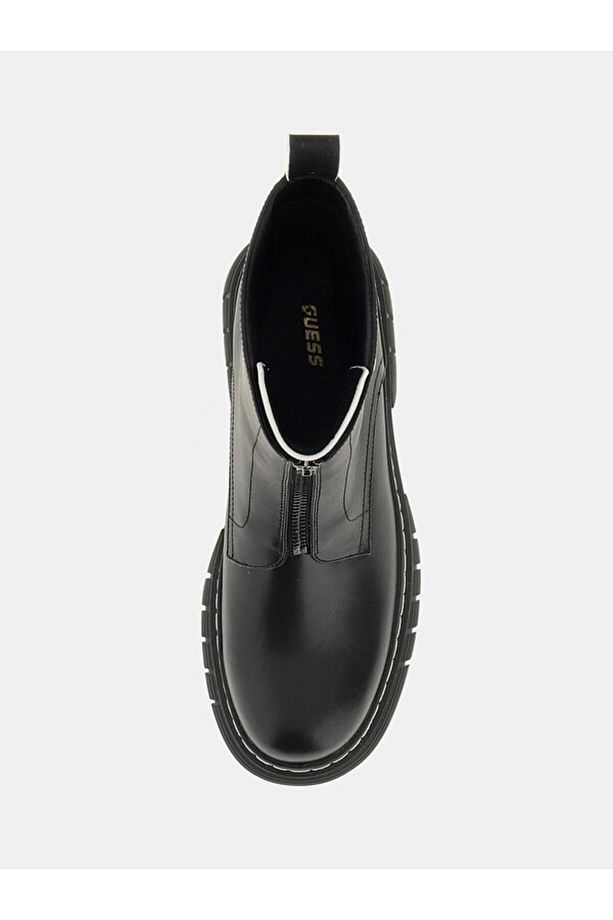 Deri Siyah Kadın Bot FLFANNLEA10-BLACK - 4