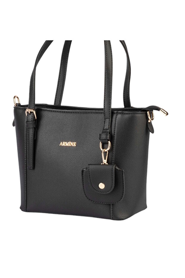 Arm-349 Black Skin Women's Shoulder Bag
