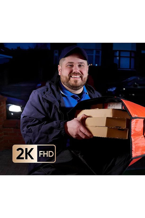 E340 2K Video Kapı Zili | Çift Kamera, Renkli Gece Görüşü, Pil veya Kablolu Kullanım - 2